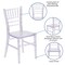 Emma and Oliver 10 Pack Child’s All Occasion Resin Chiavari Chair for Home or Home Based Rental Business